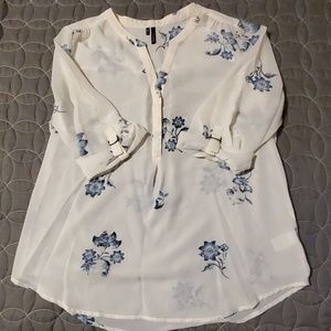 3/4 Sheer Sleeve blouse!